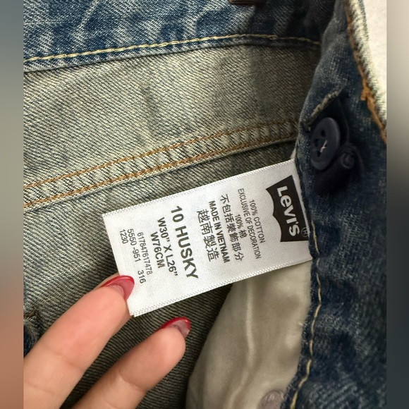 Levi’s 550 Relaxed Tapered Husky Boy Jeans - Picture 7 of 7
